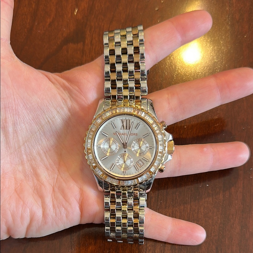 Michael Kors Gold and Silver Watch